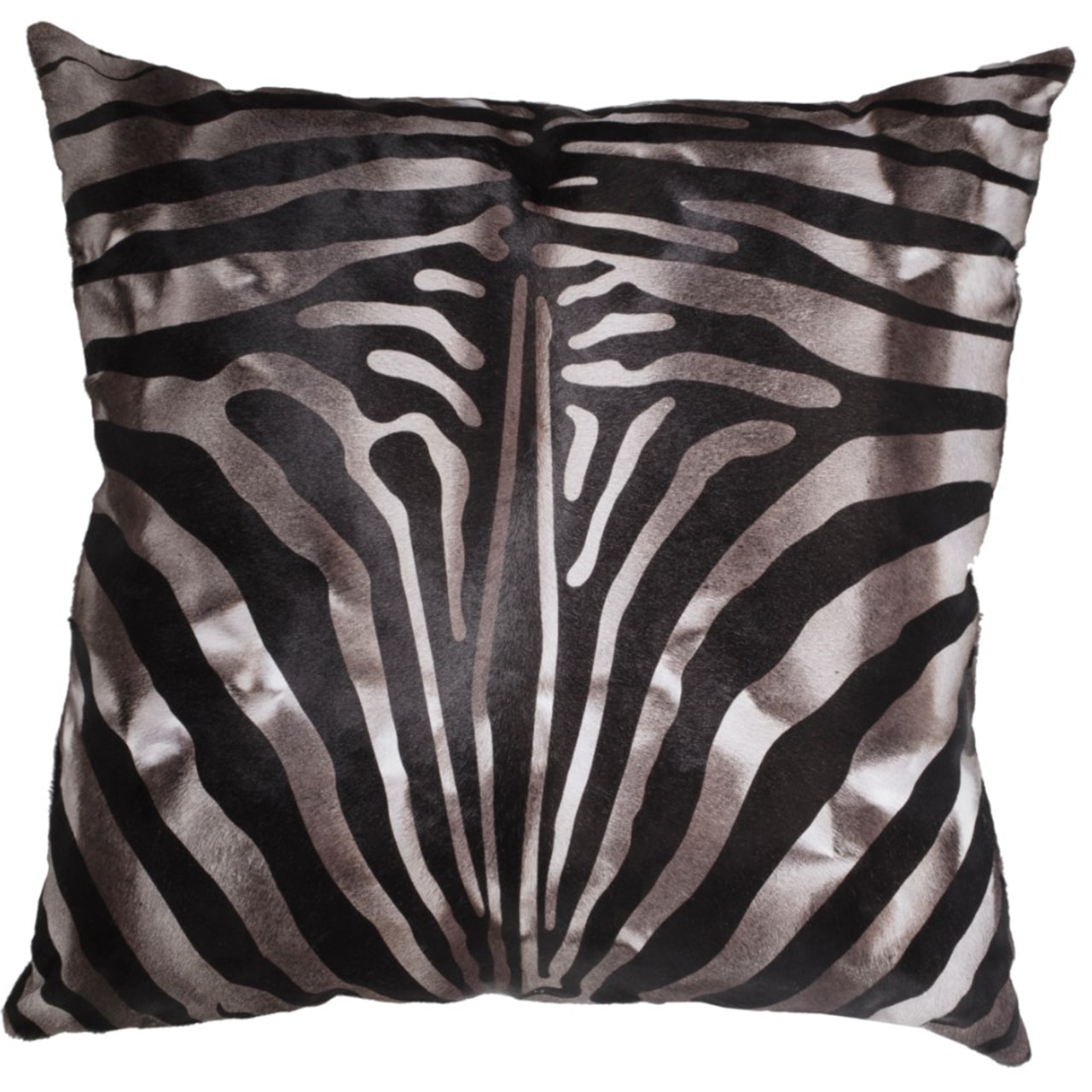 NEW-Cavallino Pillow- Zebra 1017 Argo- 60x60cm (CPZEB1017ABL6060) - ANVOGG FEEL SHEARLING | ANVOGG