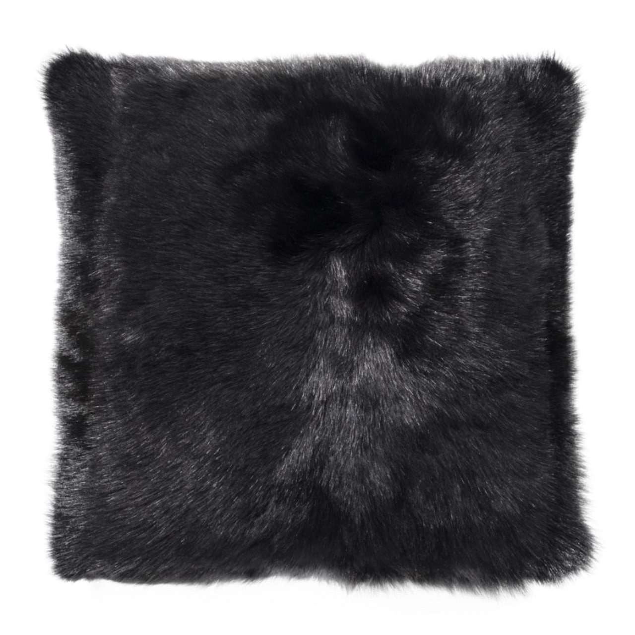 NEW-Shearling Pillow- Black- 45x45cm (SPBLABL4545) - ANVOGG FEEL SHEARLING | ANVOGG