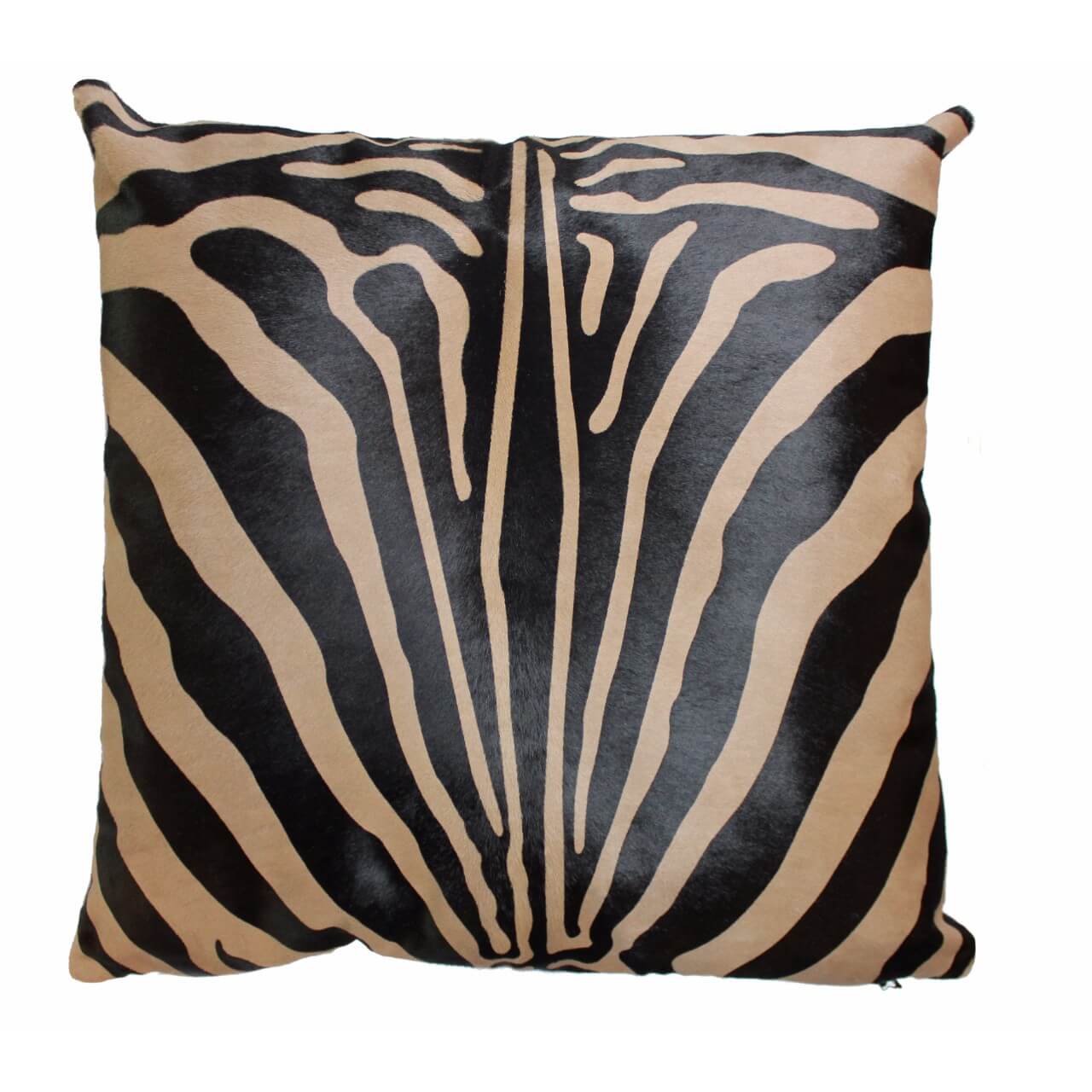 Cavallino Pillow-50x50cm-(RENK_Brown Zebra)- (İSİM_Zebra The Brown Squa)-(CPZEB10175095050) - ANVOGG FEEL SHEARLING | ANVOGG